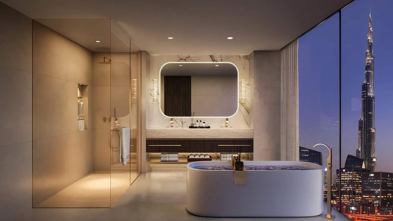  trump international hotel and tower dubai Bathroom