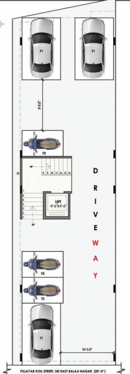  gokulam Gokulam Cluster Plan for ground Floor