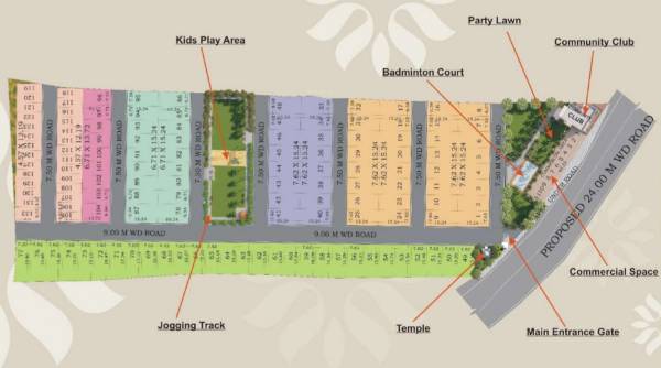  officer-park Layout Plan