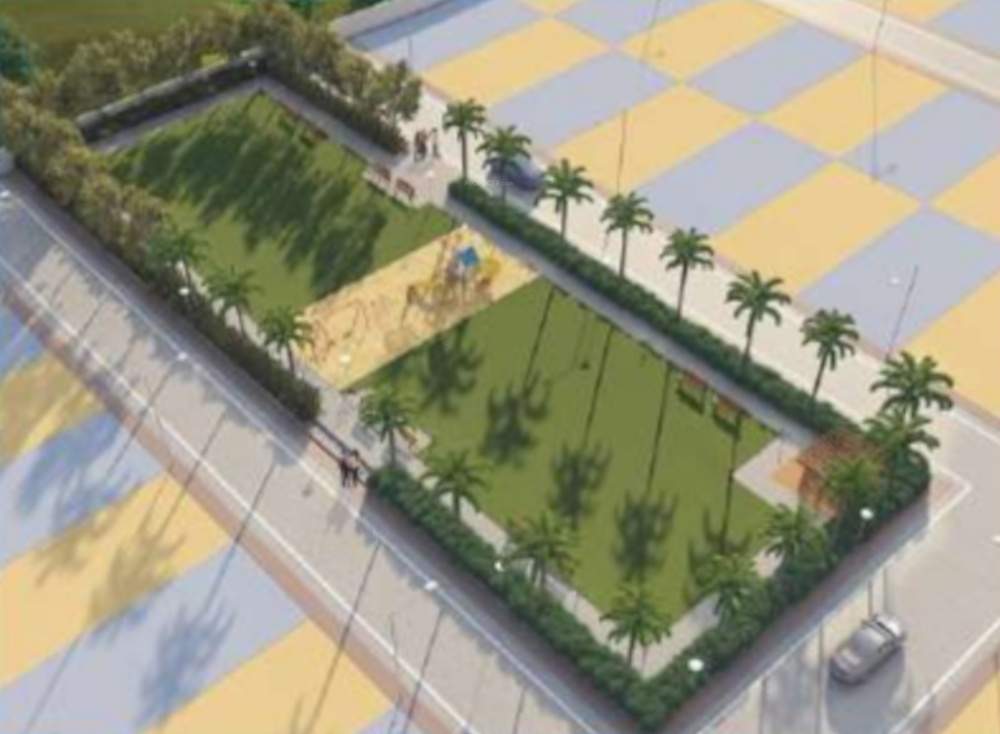  officer park Landscape Garden and Tree Planting