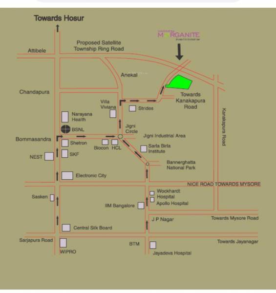  morganite-layout Location Plan