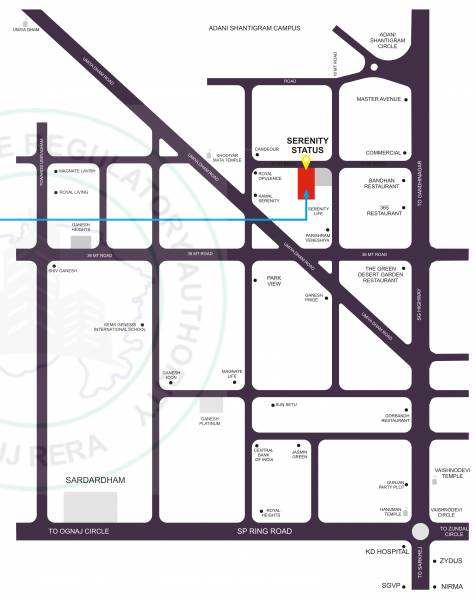  serenity-status Location Plan