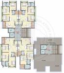  kiran-park Block A, B Cluster Plan for 10th Floor