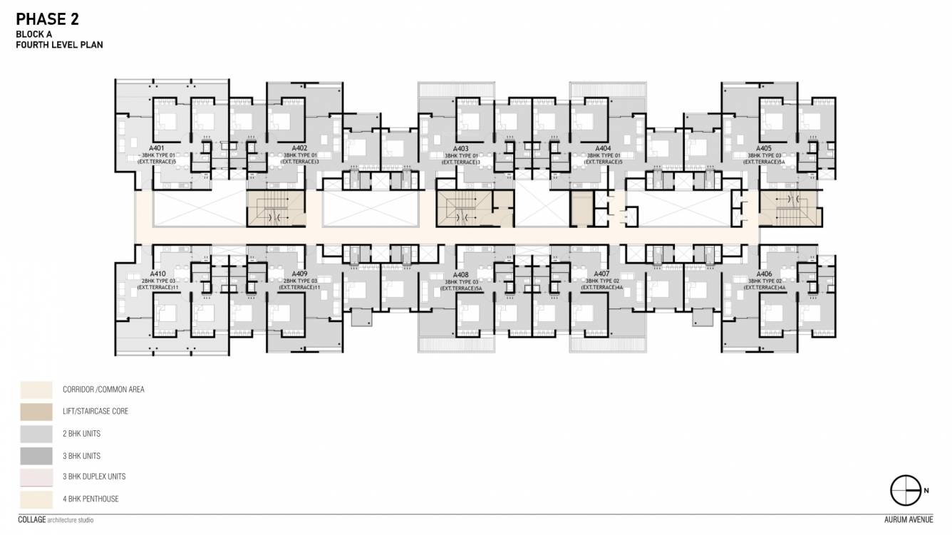  aurum avenue WING A Cluster Plan