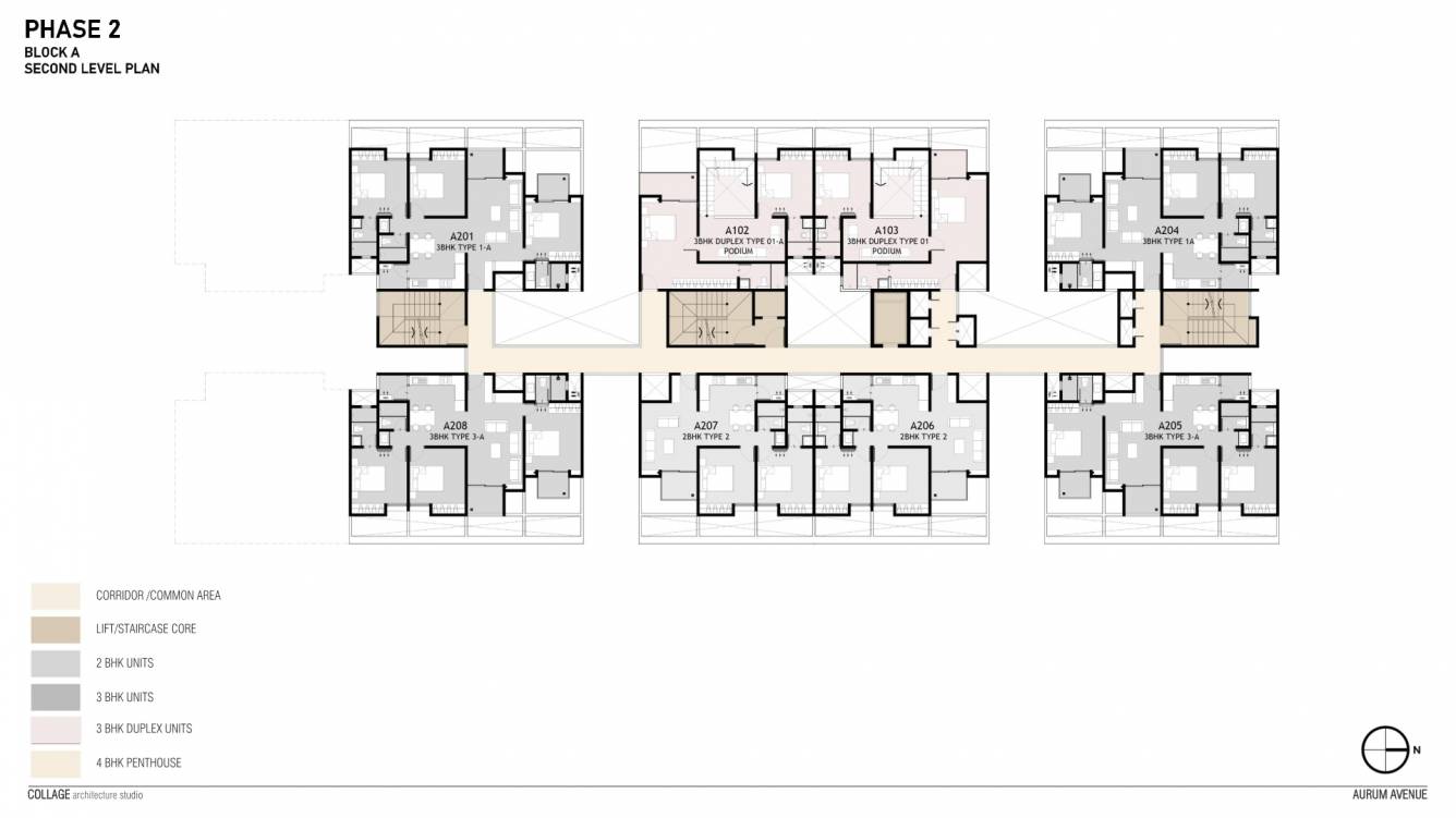  aurum avenue WING A Cluster Plan