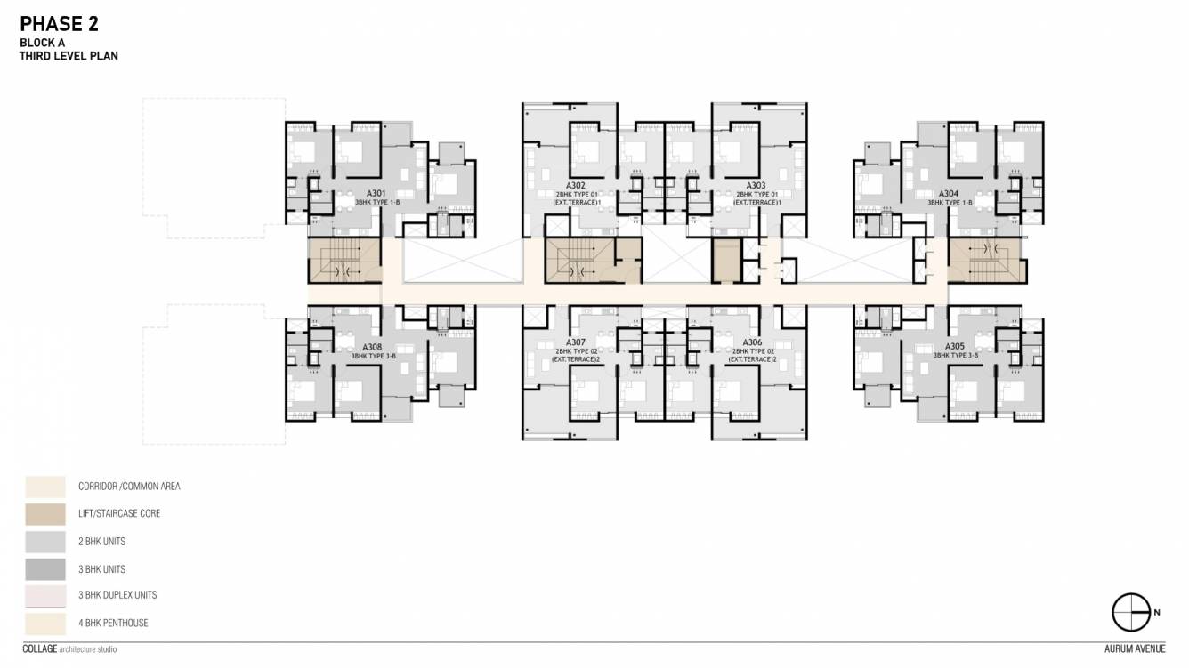  aurum avenue WING A Cluster Plan