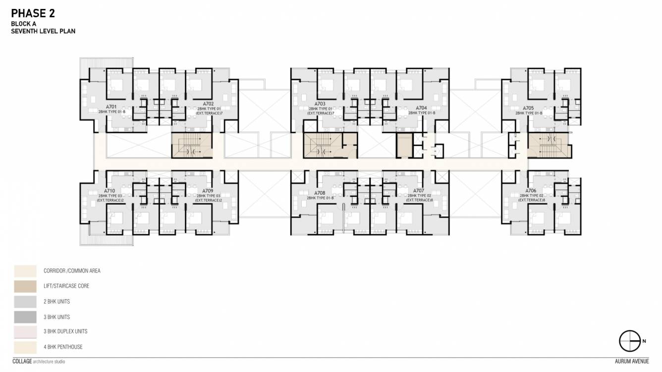  aurum avenue WING A Cluster Plan