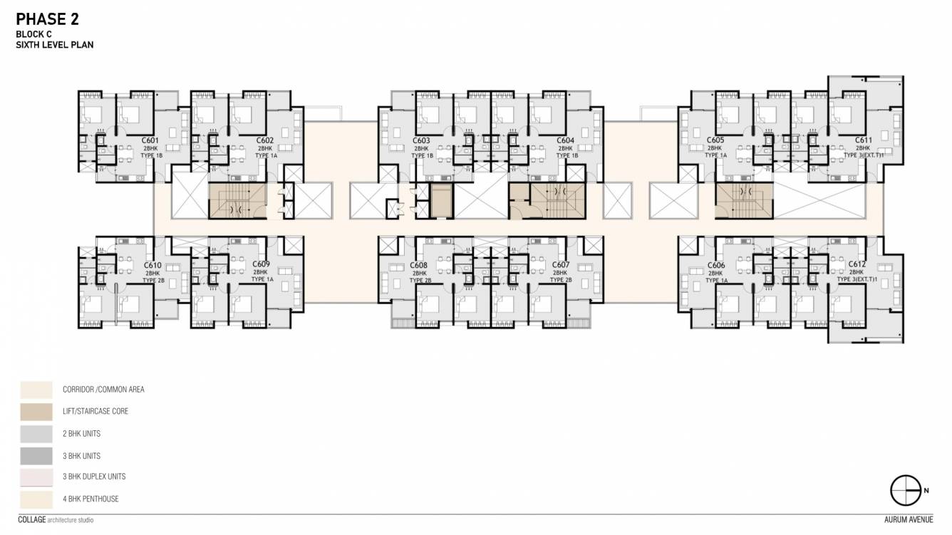  aurum avenue WING C Cluster Plan