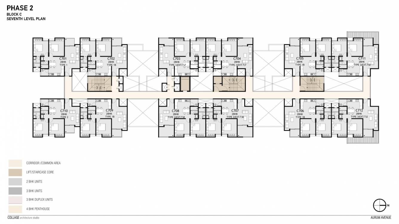  aurum avenue WING C Cluster Plan