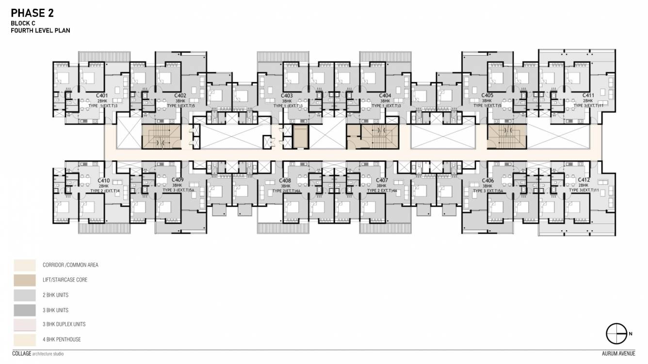  aurum avenue WING C Cluster Plan