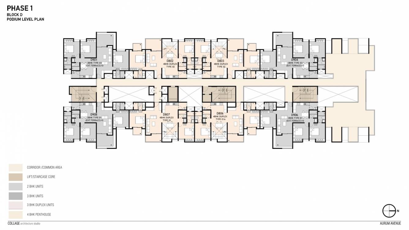  aurum avenue WING D Cluster Plan
