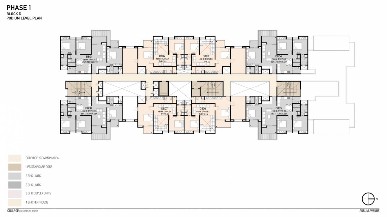  aurum avenue WING D Cluster Plan