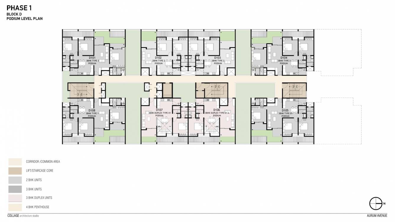  aurum avenue WING D Cluster Plan