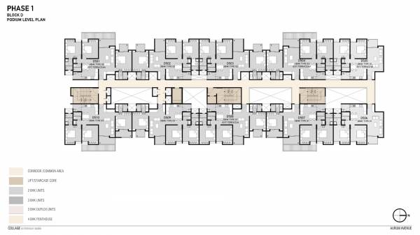 aurum-avenue WING D Cluster Plan