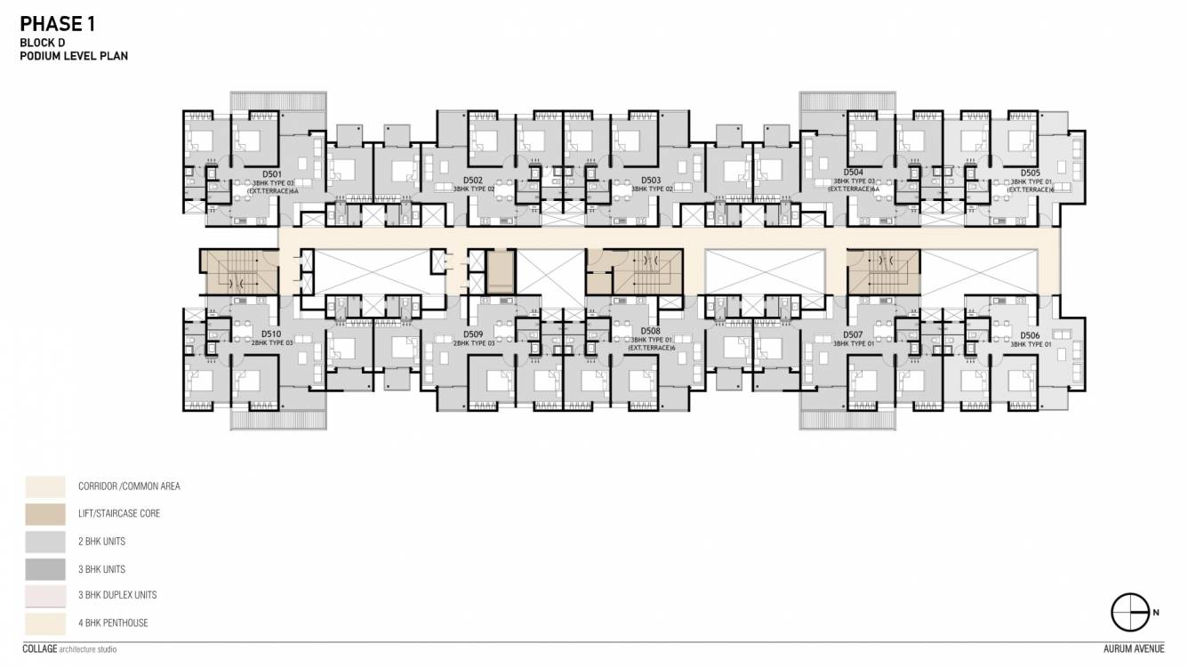  aurum avenue WING D Cluster Plan