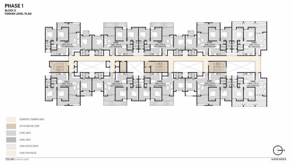  aurum-avenue WING D Cluster Plan