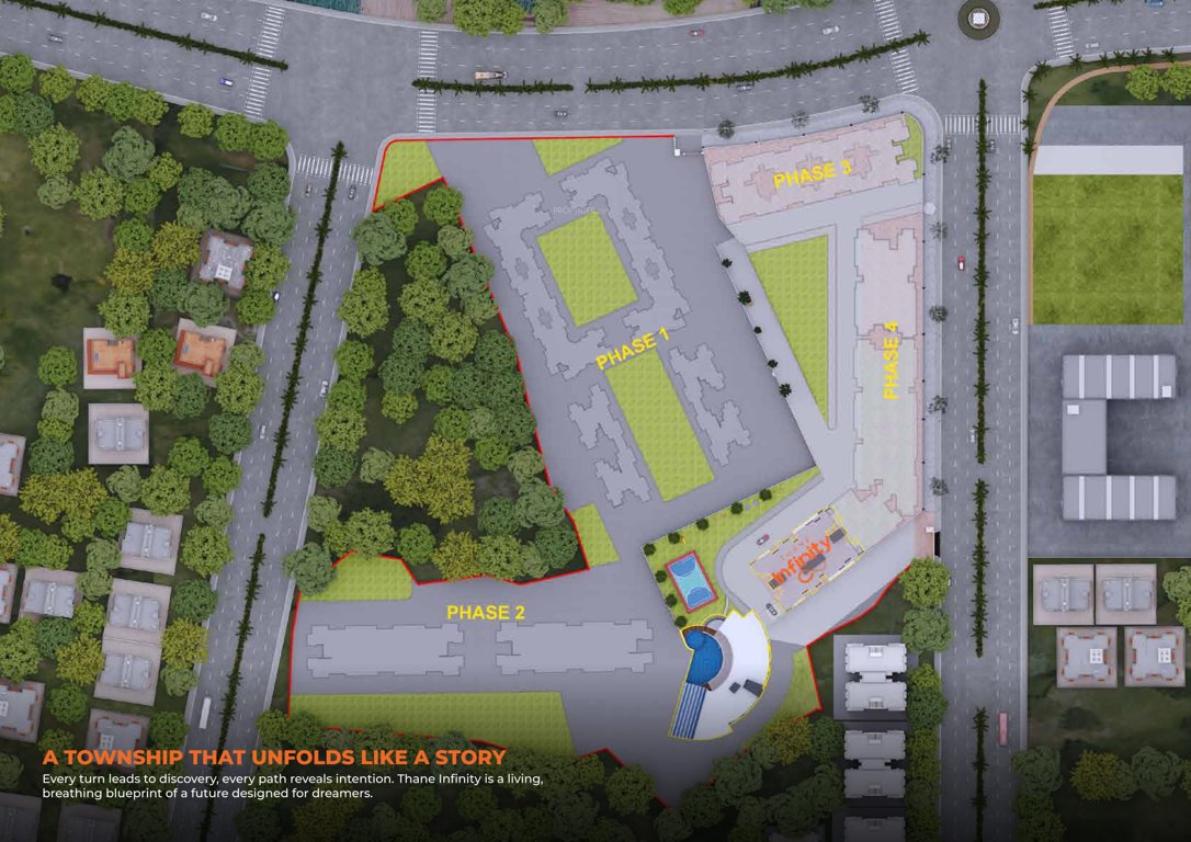  vihang thane infinity Master Plan