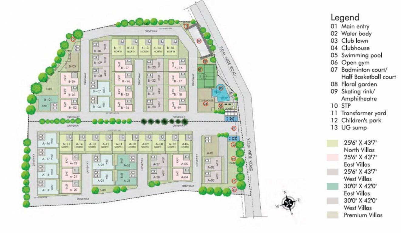  bhuvana boulevard Layout Plan