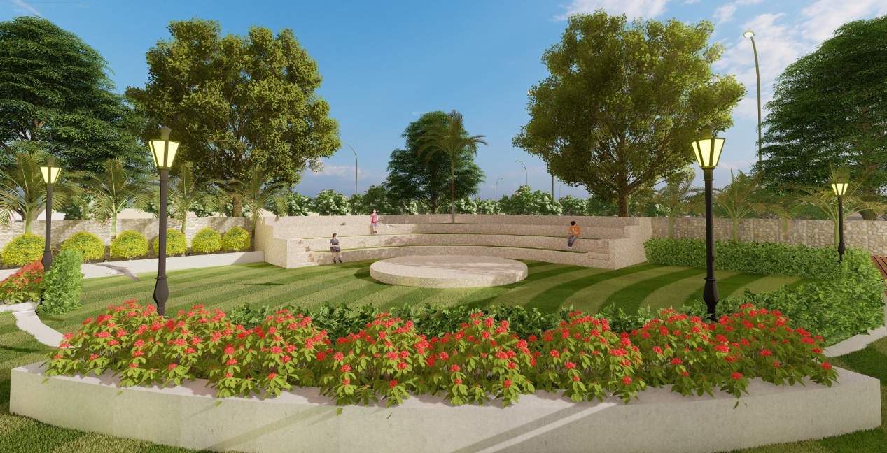 amulyam greens Landscape Garden and Tree Planting