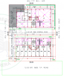 Block A, B Cluster Plan for Car Parking Floor sahjanand-sanskar Block A, B Cluster Plan for Car Parking Floor