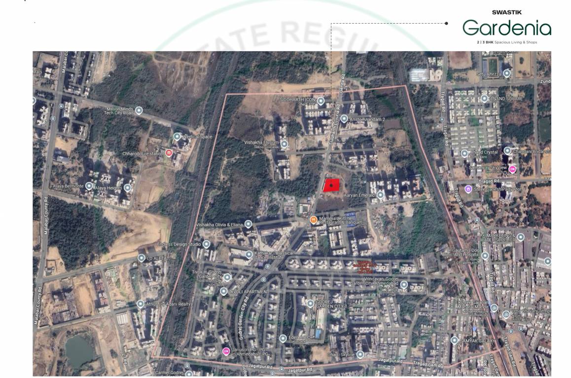  swastik gardenia Location Plan