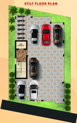  kanaga-apartments Kanaga Apartments Cluster Plan For Stilt