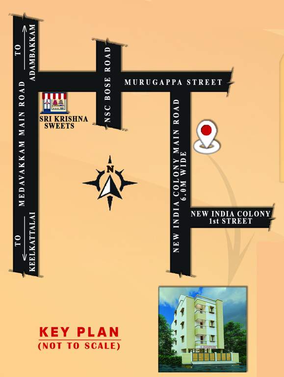  kanaga apartments Location Plan