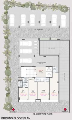  abhilaxmi-appartments Abhilaxmi Appartments Cluster Plan for ground Floor