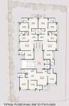 Abhilaxmi Appartments Cluster Plan from 2nd to 7th Floor  abhilaxmi-appartments Abhilaxmi Appartments Cluster Plan from 2nd to 7th Floor