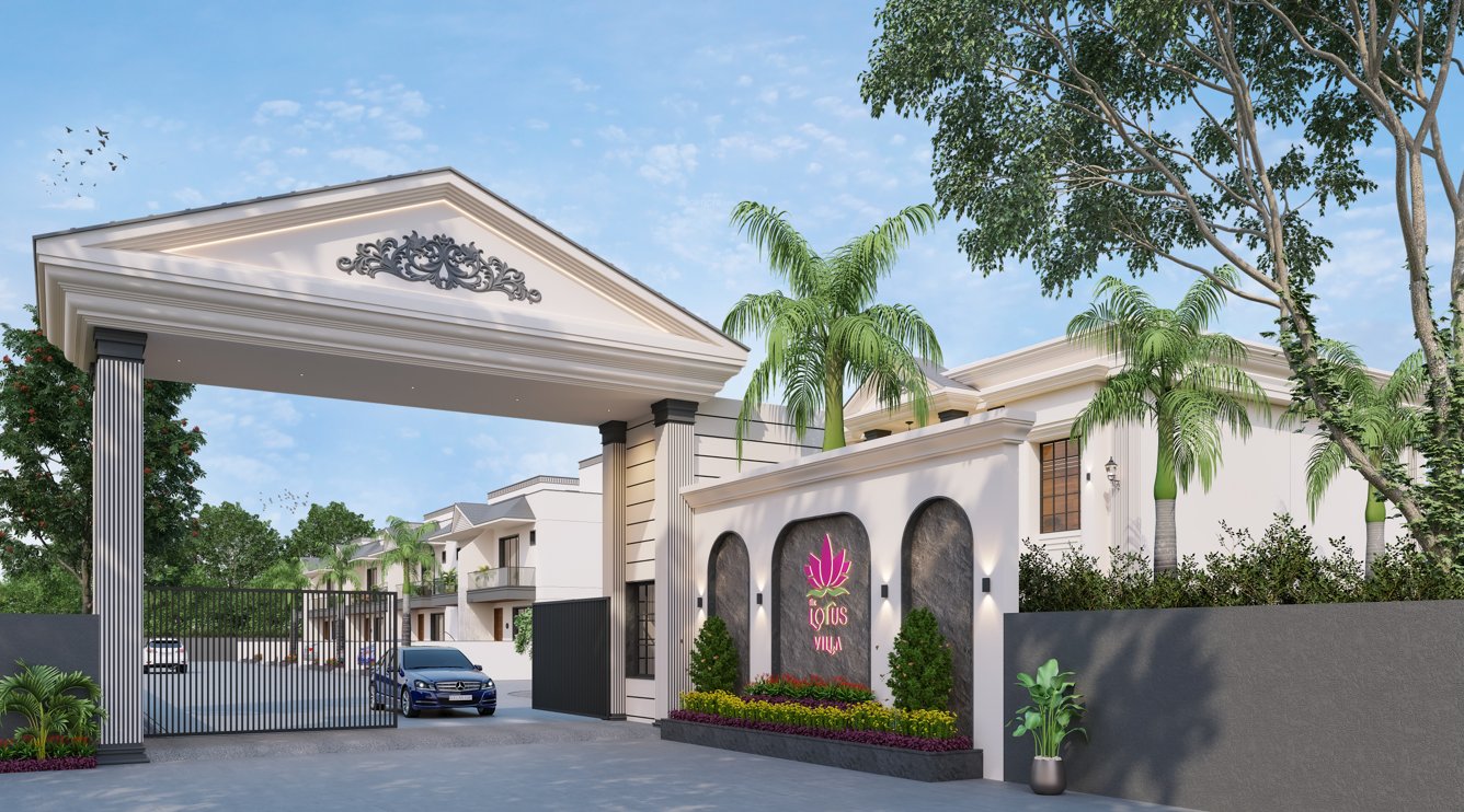  the lotus villa Elevation