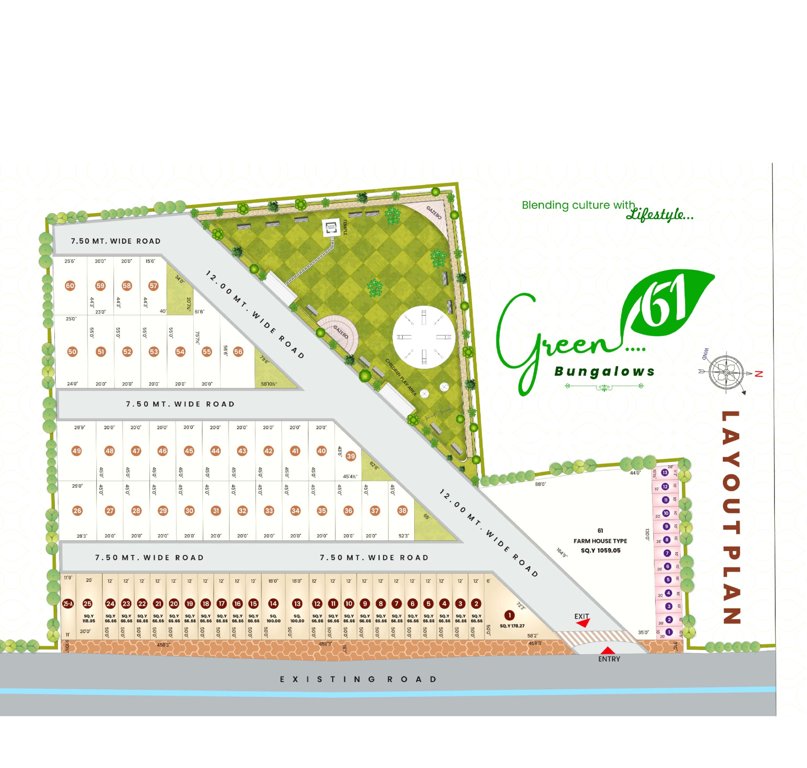  green 61 Layout Plan