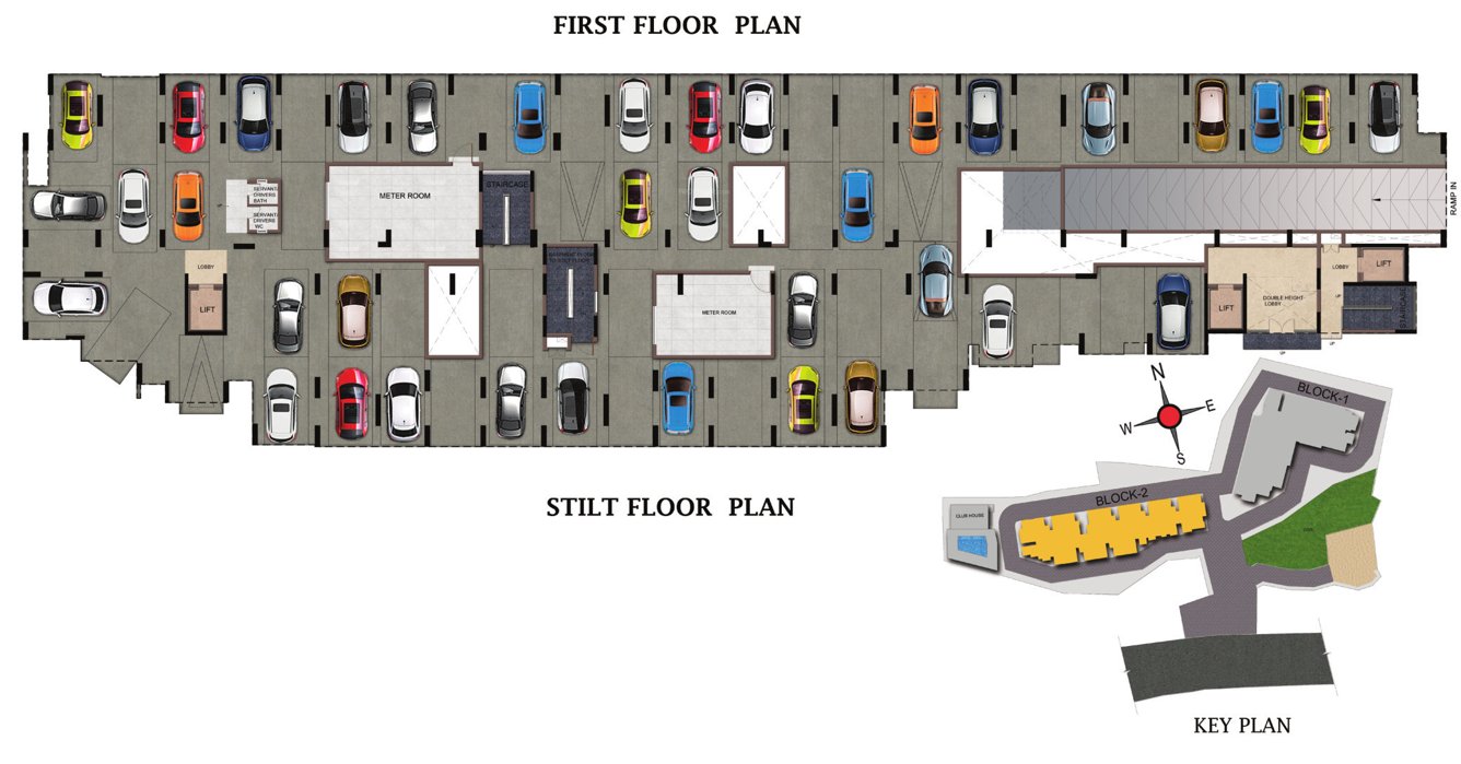  highclere Block 2 Cluster Plan for Ground Floor