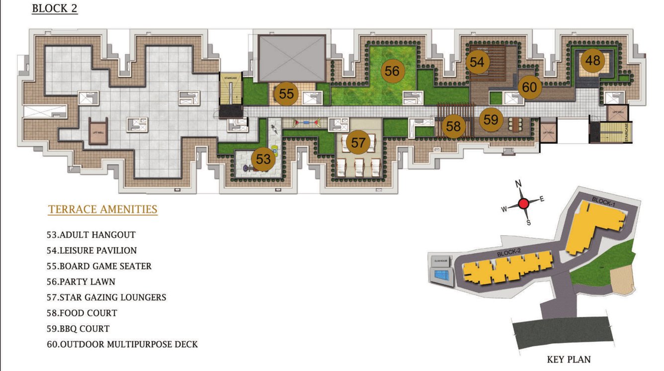  highclere Block 2 Terrace Cluster Plan