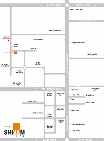  shivam-sky Location Plan