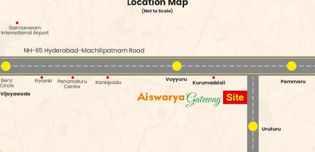 sri varahi aiswarya gateway Location Plan