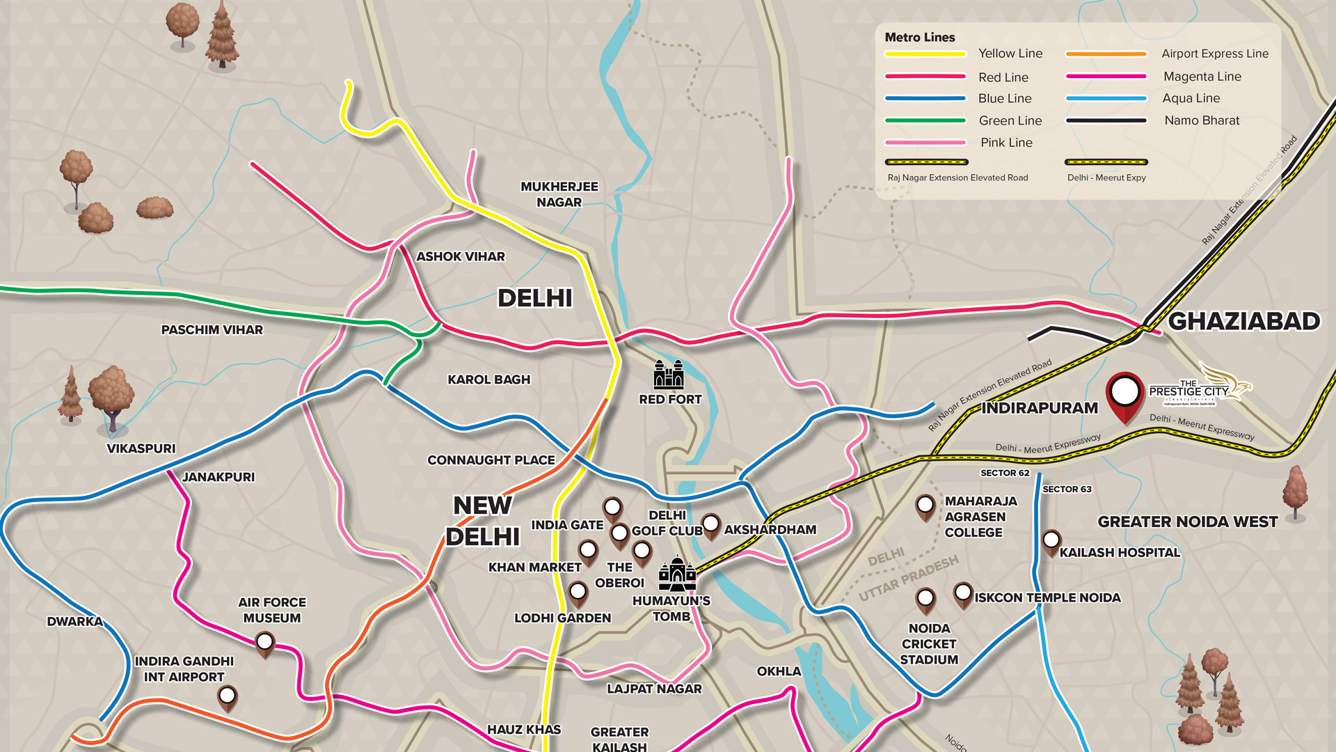mulberry at the prestige city Location Plan