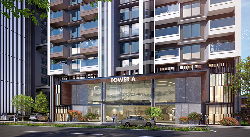 mulberry at the prestige city Elevation