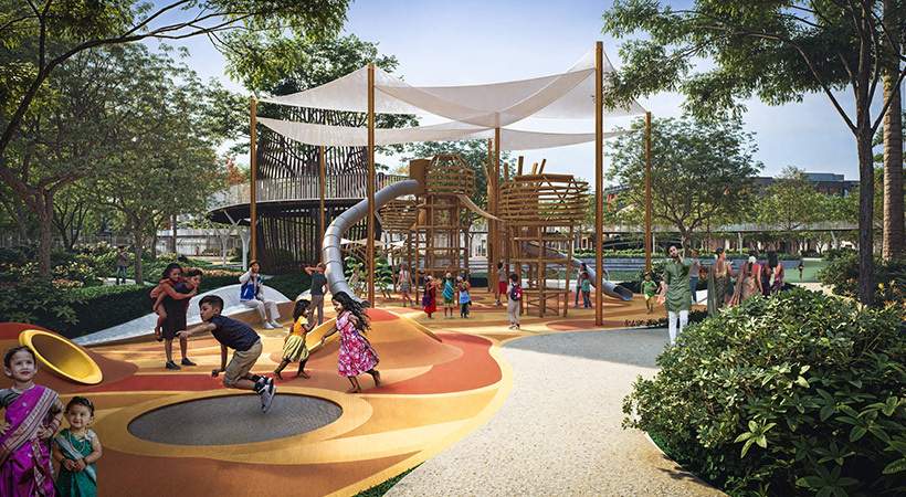 mulberry at the prestige city Children's play area