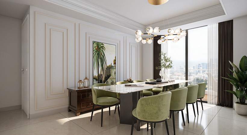 mulberry at the prestige city Dining Area