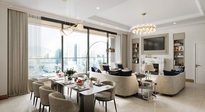 mulberry at the prestige city Dining Area