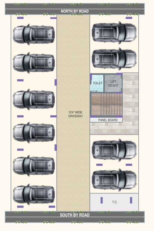  s square pratham brindavanam S Square Pratham Brindavanam Cluster Plan for ground Floor