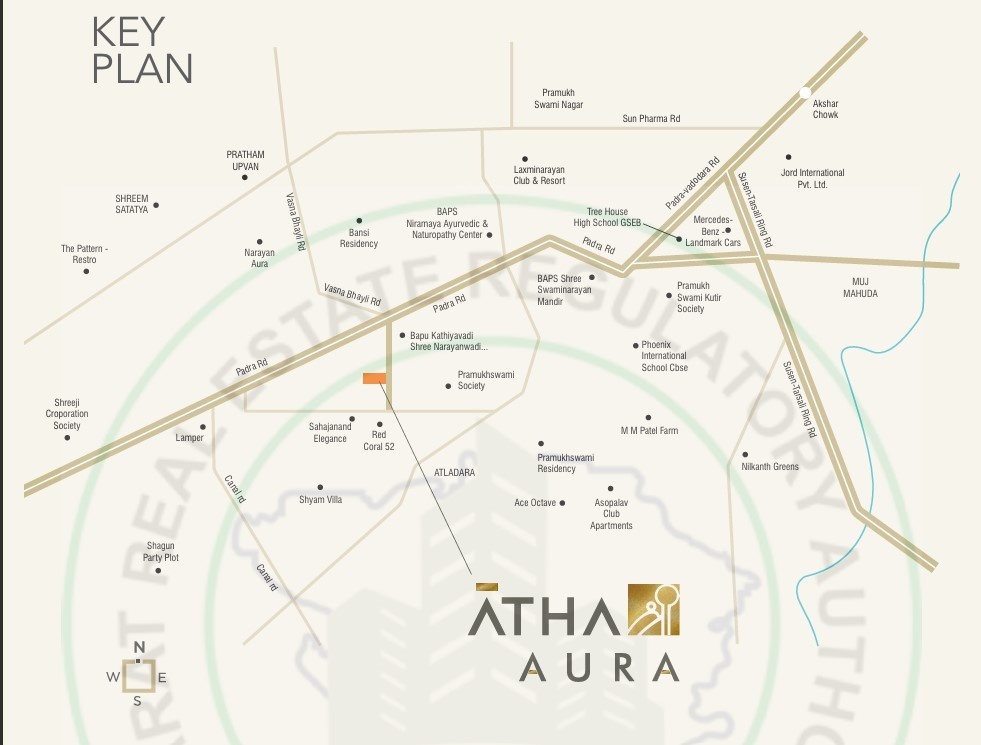 athashree aura Location Plan