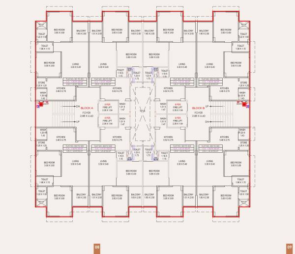  sthapak-harmony Cluster Plan from 2nd to 7th Floor