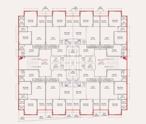  sthapak-harmony Cluster Plan from ground to 1st Floor
