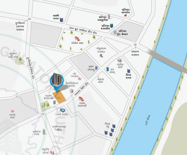  pratishtha-homes Location Plan