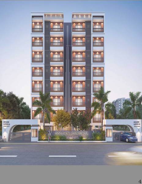 Elevation golden-luxuria-apartment Elevation