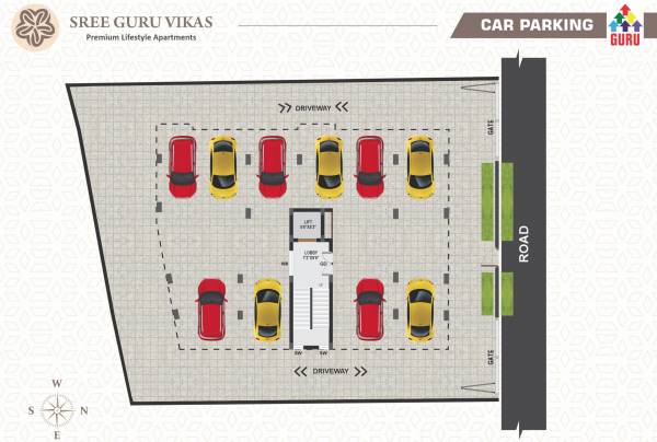 guru-vikas Guru Vikas Cluster Plan for ground Floor