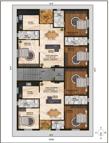  yastika Yastika Cluster Plan from 1st to 3rd Floor