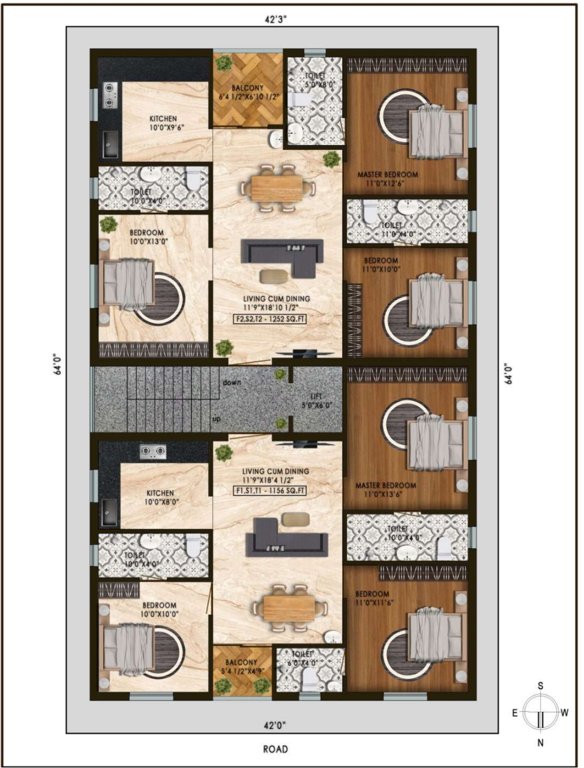  yastika Yastika Cluster Plan from 1st to 3rd Floor