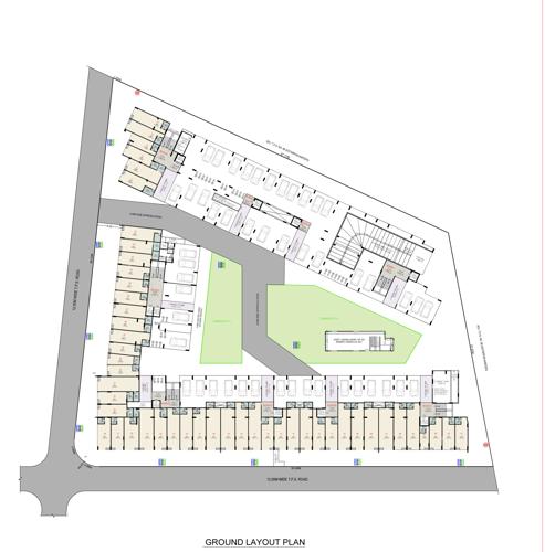  serene-life Block A, B, C, D, E, F, G, H & I  Cluster Plan for ground Floor